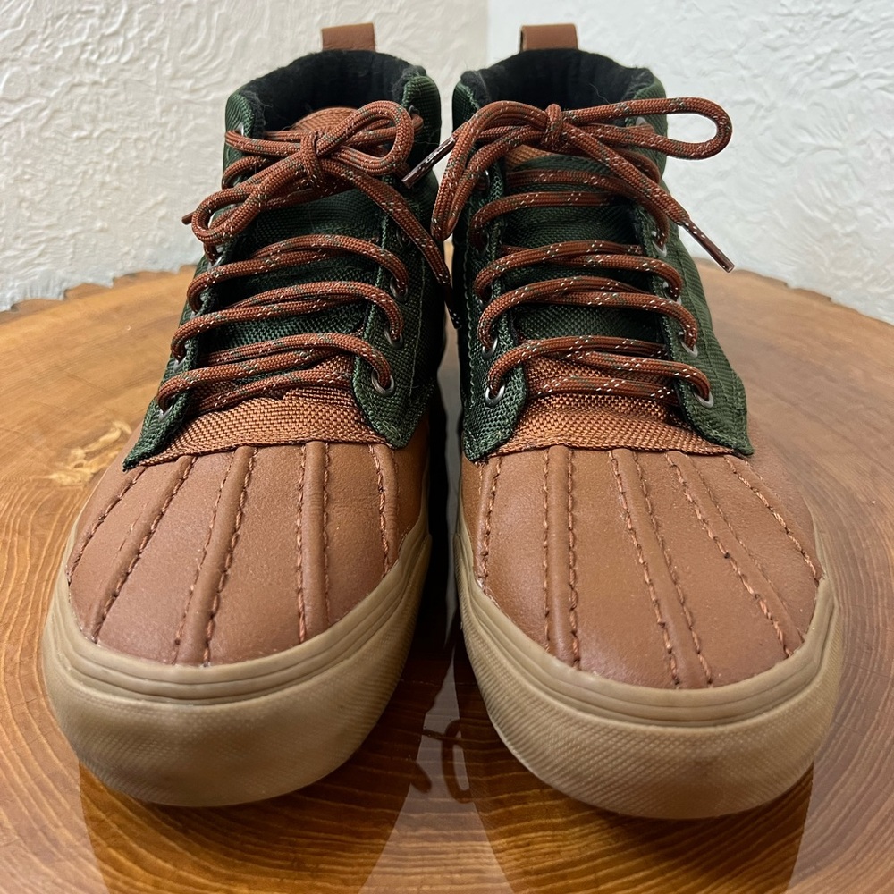 Van off the Wall Del Pato Sk8-Hi Tortiose Shell/Komburg Duck Boot